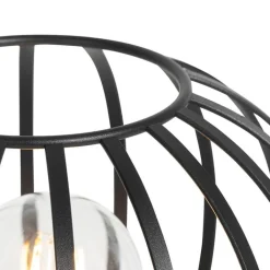 QAZQA Tischlampen|Wohnzimmerlampen*Design-Tischlampe schwarz - Johanna