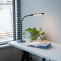 QAZQA Led-Tischleuchten|Tischlampen*Design-Tischleuchte schwarz inkl. LED mit Touch-Dimmer - Palka