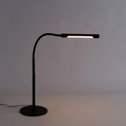 QAZQA Led-Tischleuchten|Tischlampen*Design-Tischleuchte schwarz inkl. LED mit Touch-Dimmer - Palka