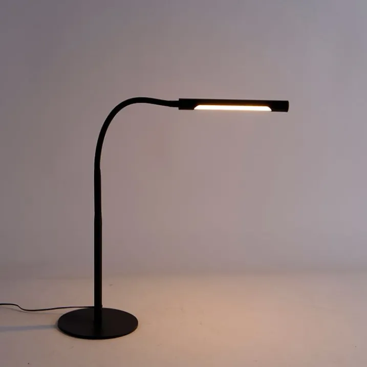 QAZQA Led-Tischleuchten|Tischlampen*Design-Tischleuchte schwarz inkl. LED mit Touch-Dimmer - Palka