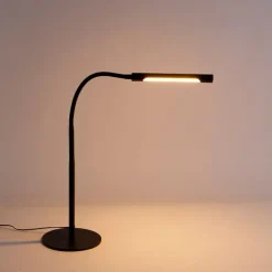 QAZQA Led-Tischleuchten|Tischlampen*Design-Tischleuchte schwarz inkl. LED mit Touch-Dimmer - Palka