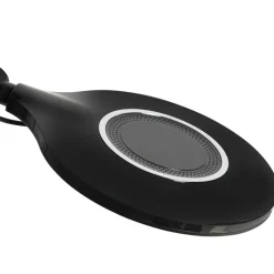 QAZQA Led-Tischleuchten|Tischlampen*Design-Tischleuchte schwarz inkl. LED mit Touch- und Induktionsladegerät - Don