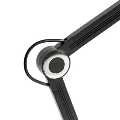 QAZQA Led-Tischleuchten|Tischlampen*Design-Tischleuchte schwarz inkl. LED mit Touch- und Induktionsladegerät - Don