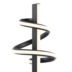 QAZQA Led-Tischleuchten|Tischlampen*Design-Tischleuchte schwarz inkl. LED dimmbar - Rolla