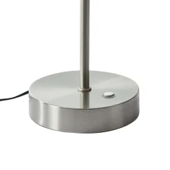 QAZQA Led-Tischleuchten|Tischlampen*Design-Tischleuchte Stahl mit Opalglas inkl. LED Dimmbar - Joya