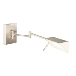 QAZQA Schlafzimmerlampen|Küchenlampen*Design-Wandleuchte aus Stahl inkl. LED dimmbar - Notia