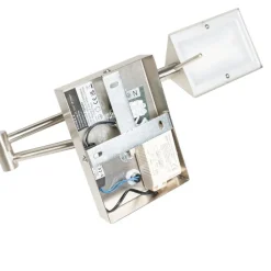 QAZQA Schlafzimmerlampen|Küchenlampen*Design-Wandleuchte aus Stahl inkl. LED dimmbar - Notia