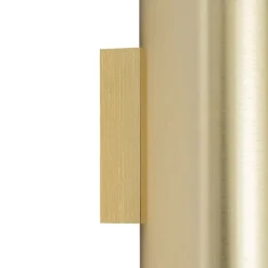 QAZQA Wandleuchten|Wohnzimmerlampen*Design-Wandleuchte gold rund 2-flammig – Sab Honey