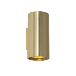 QAZQA Wandleuchten|Wohnzimmerlampen*Design-Wandleuchte gold rund 2-flammig – Sab Honey