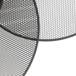 QAZQA Wandleuchten|Wohnzimmerlampen*Design-Wandleuchte schwarz mit Netz 3-flammig – Jane