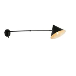 QAZQA Küchenlampen|Wandleuchten*Design-Wandleuchte schwarz verstellbar - Triangolo