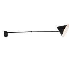QAZQA Küchenlampen|Wandleuchten*Design-Wandleuchte schwarz verstellbar - Triangolo