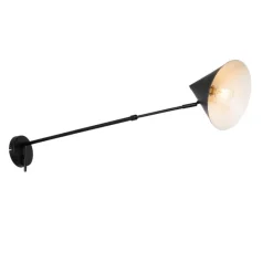 QAZQA Küchenlampen|Wandleuchten*Design-Wandleuchte schwarz verstellbar - Triangolo
