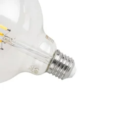 LUUMR Smarte Glühbirnen|Led Lampen*Dimmbare E27 LED-Glühbirne G125 Klar 7W 806lm 2700-6500K