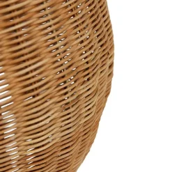 Newgarden Gartenbeleuchtung|Led-Außenleuchten*Dimmbare Stehleuchte aus Rattan IP65 mit Fernbedienung - Saona