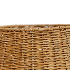 Newgarden Gartenbeleuchtung|Led-Außenleuchten*Dimmbare Stehleuchte aus Rattan IP65 mit Fernbedienung - Saona