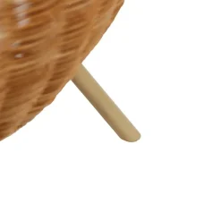 Newgarden Gartenbeleuchtung|Led-Außenleuchten*Dimmbare Stehleuchte aus Rattan IP65 mit Fernbedienung - Saona