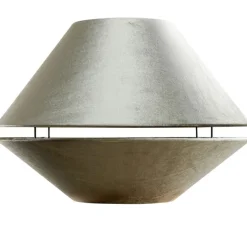 QAZQA Lampenschirme*Doppelter Samtlampenschirm Grün mit goldener Innenseite