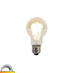 LUEDD Filament Lampen|Led Lampen*E27 dimmbar in Kelvin LED Lampe A60 goldline 8W 806 lm 2000-2700K