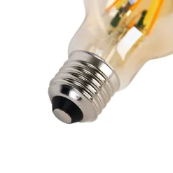 LUEDD Filament Lampen|Led Lampen*E27 dimmbar in Kelvin LED Lampe A60 goldline 8W 806 lm 2000-2700K