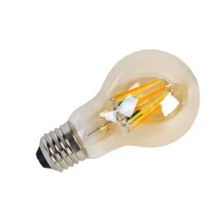LUEDD Filament Lampen|Led Lampen*E27 dimmbar in Kelvin LED Lampe A60 goldline 8W 806 lm 2000-2700K