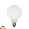 LUEDD Led Lampen*E27 dimmbar in Kelvin LED-Lampe G95 Milchglas 4W 430 lm 2200-4000K