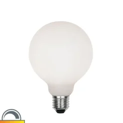 LUEDD Led Lampen*E27 dimmbar in Kelvin LED-Lampe G95 Milchglas 4W 430 lm 2200-4000K