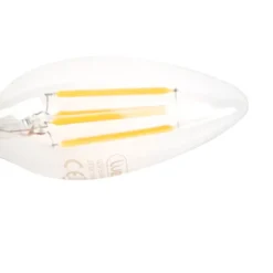 LUEDD Filament Lampen|Led Lampen*E14 dimmbare LED Filament Kerzenlampe B35 3W 250 lm 2700K