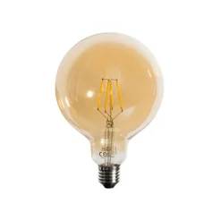 LUEDD Filament Lampen|Led Lampen*E27 Dimmbare LED Gold G125 4,9W 450lm 2200K