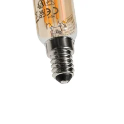 LUEDD Filament Lampen|Led Lampen*E14 Dimmbare LED Gold T25 4W 250lm 2200K