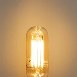 LUEDD Filament Lampen|Led Lampen*E14 Dimmbare LED Gold T25 4W 250lm 2200K