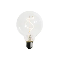 LUEDD Filament Lampen|Led Lampen*E27 dimmbare LED Spiral Filament G95 4W 270lm 2700K