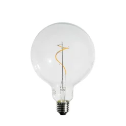 LUEDD Filament Lampen|Led Lampen*E27 Dimmbare LED Spiral Filament G125 4W 270lm 2700K
