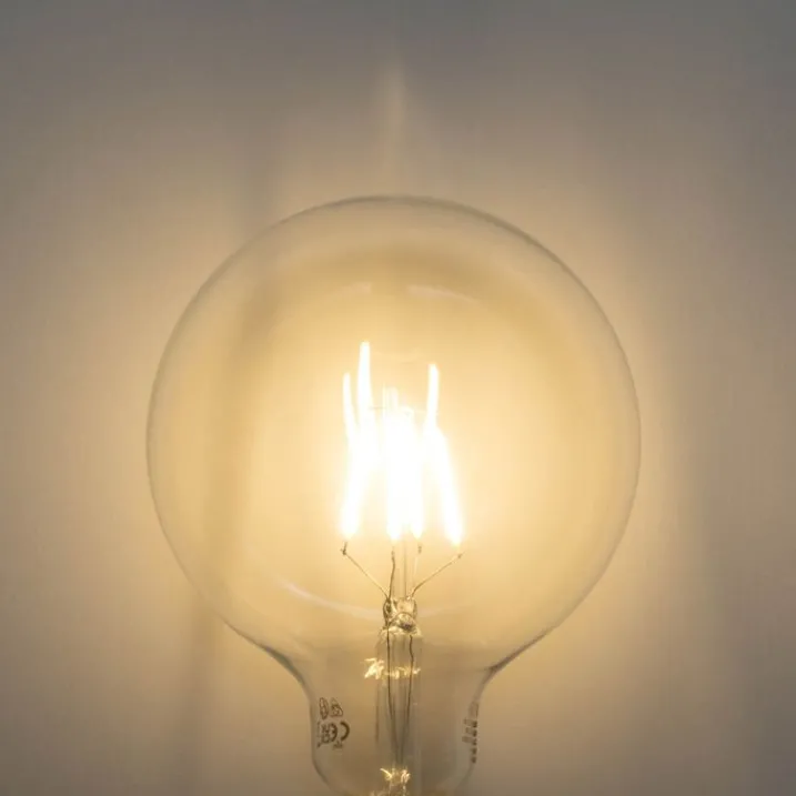 LUEDD Filament Lampen|Led Lampen*E27 dimmbare LED Spiral Filament G125 5W 450lm 2700K