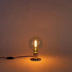 LUEDD Led Lampen*E27 dimmbare LED Spiralfadenlampe G125 blau 4W 180lm 1800K