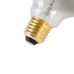 LUEDD Led Lampen*E27 dimmbare LED Spiralfadenlampe G95 Rauch 3W 95 lm 1800K