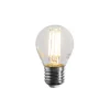 LUEDD Filament Lampen|Led Lampen*E27 Dimmbare LED-Filament-Glühbirne G45 Klar 4W 470 lm 2700K