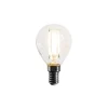 LUEDD Filament Lampen|Led Lampen*E14 Dimmbare LED-Filament-Glühbirne G45 Klar 4W 470 lm 2700K