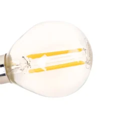 LUEDD Filament Lampen|Led Lampen*E14 dimmbare LED-Filament-Kugellampe 3W 250 lm 2700K