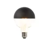 LUEDD Filament Lampen|Led Lampen*E27 dimmbare LED-Filamentlampe Kopfspiegel G95 schwarz 550lm 2700K