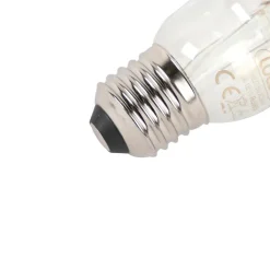 LUEDD Filament Lampen|Led Lampen*E27 dimmbare LED-Filamentlampe Kopfspiegel G95 schwarz 550lm 2700K