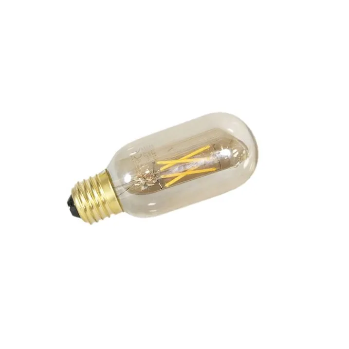 Calex Filament Lampen|Led Lampen*E27 dimmbare LED-Filamentlampenröhre T45 Gold 3,5W 250 lm 2100K