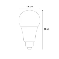 LUUMR Smarte Glühbirnen|Led Lampen*E27 Dimmbare LED-Glühbirne A60 Opal 9W 806lm 2700-6500K