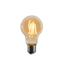 LUEDD Filament Lampen|Led Lampen*E27 Dimmbare LED-Glühbirne A60 Amber 4,5W 420 lm 2200K