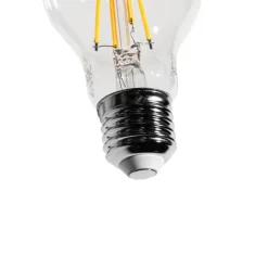 LUEDD Filament Lampen|Led Lampen*E27 Dimmbare LED-Glühbirne A60 Klar 4,5W 500 lm 2700K