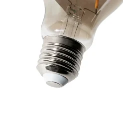 LUEDD Filament Lampen|Led Lampen*E27 Dimmbare LED-Glühbirne A60 Rauchglas 3W 250 lm 2200K