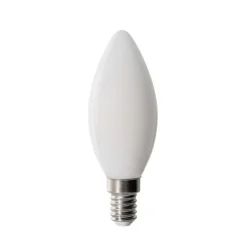 LUEDD Led Lampen|Schlafzimmerlampen*E14 Dimmbare LED-Glühbirne B35 Opal 4W 400 lm 2700K