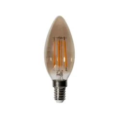 LUEDD Filament Lampen|Led Lampen*E14 Dimmbare LED-Glühbirne B35 Rauch 4W 300 lm 2200K
