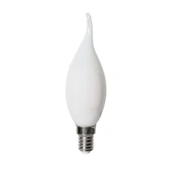 LUEDD Filament Lampen|Led Lampen*E14 Dimmbare LED-Glühbirne BXS35 Opal 4W 450 lm 2200K