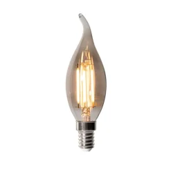 LUEDD Filament Lampen|Led Lampen*E14 Dimmbare LED-Glühbirne BXS35 Rauch 4W 300 lm 2200K